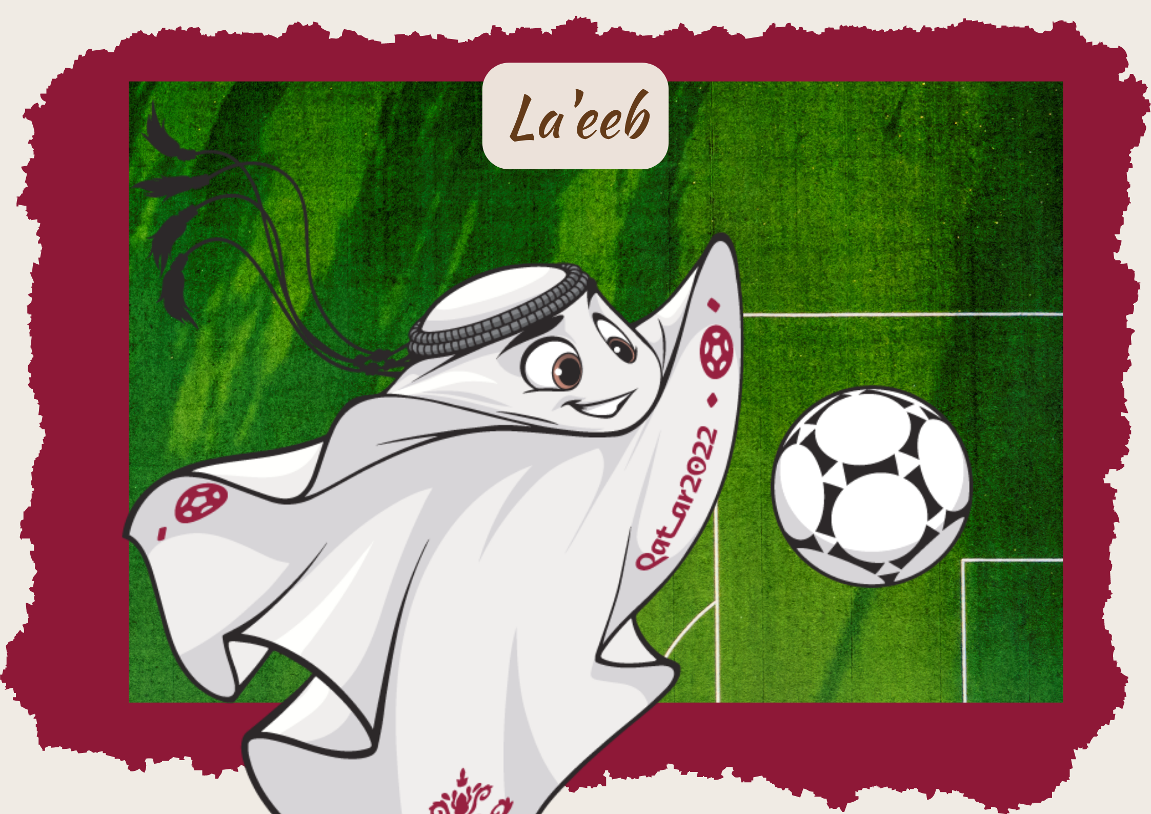 La’eeb Qatar 2022 FIFA World Cup footballMascot www.footzball.com