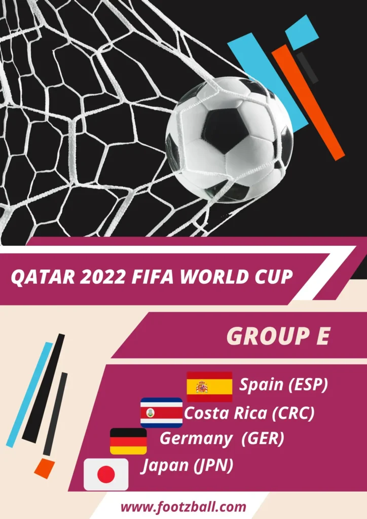 Football FIFA World Cup 2022 Group E, www.footzball.com