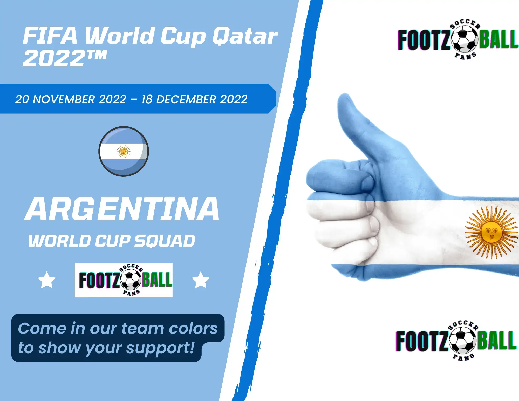 FIFA World Cup Qatar 2022™ Squad Argentina