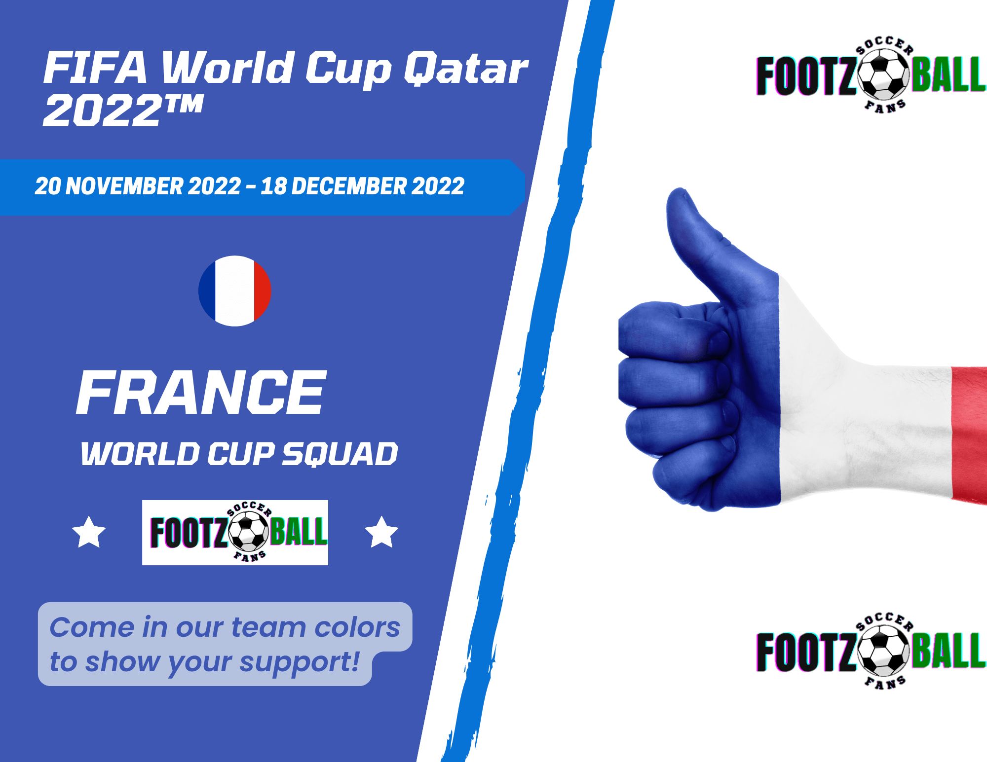 France National Football Team (FRA) | FIFA World Cup Qatar 2022™ Squad France